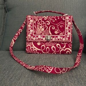 Vera Bradley pink/white purse PERFECT CONDITION